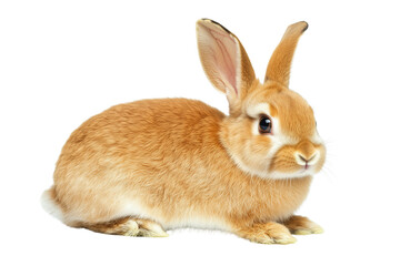  Rabbit isolated on Transparent PNG format Background. 