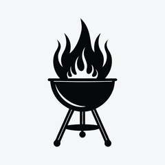 Show dad some love with this Dad Grill silhouette clipart. Perfect for Father&rsquo;s Day designs, BBQ party invitations, and custom T-shirts. Instant access.