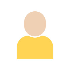 User icon in flat color style © Ai7