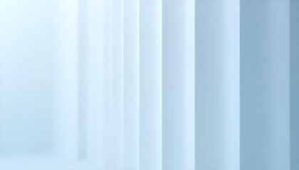 Obraz premium Abstract Blue Vertical Blinds with Soft Light and Shadows