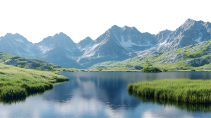 lake in the mountains