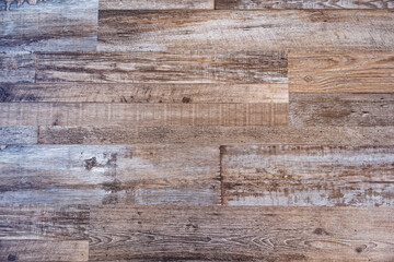 Naklejka premium Vinyl flooring farmhouse style closeup