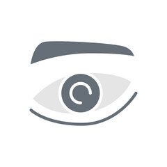 Sleepless icon in flat color style