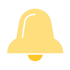 Notification icon in flat color style