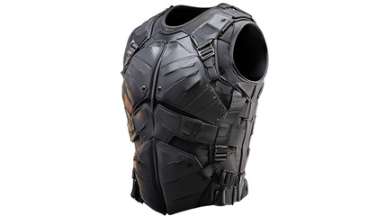 Naklejka premium Png of Futuristic Tactical Armor Vest on transparent background.