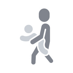 kidnap icon in flat color style