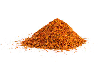 East spices and seasoningsisolated on a white background. Pile