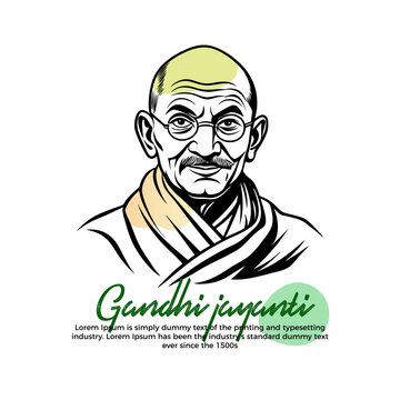 2nd October Gandhi Jayanti poster or banner. Gandhiji august kranti diwas, Gandhiji vector, Bharat Chodo, Krantidin, Gandhi Jayanti, Karo ya maro, Gandhi quote, Quotes