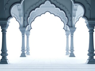 Architectural Indian Archway Interior