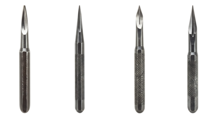 Collection of Precision Scalpels for Surgical and Medical Use