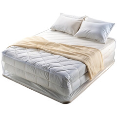 Obraz premium double bed with pillows