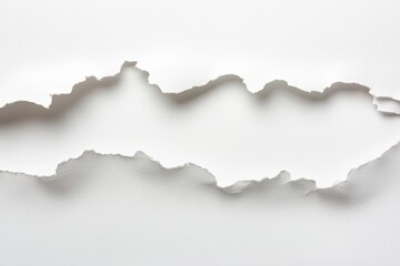 Obraz premium torn White Paper Texture Background