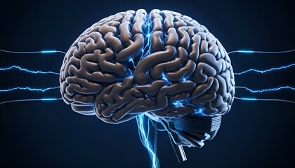 3d rendered illustration of human brain