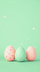 easter templates feature eggs light green background cute designs perfect spring
