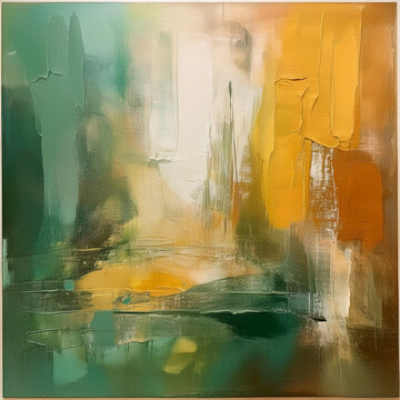 Bright abstract colorful artist backgrounds, thick paint strokes, rich paint brush and canvas texture