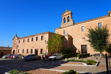 Obraz premium Church of the Ascension of the Lord in a convent of Lerma in the province of Burgos in Castile and León, Spain