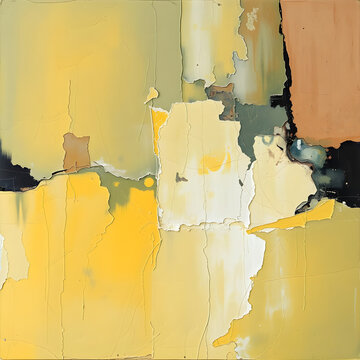 Bright abstract colorful artist backgrounds, thick paint strokes, rich texture, weathered cracked peeling paint
