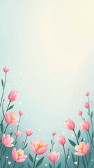 Obraz premium pastel colors spring adorn easter backgrounds decorations festive