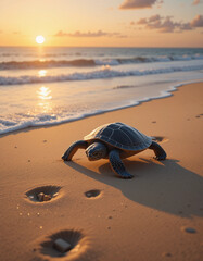 Ocean Wanderer: The Timeless Journey of the Sea Turtle