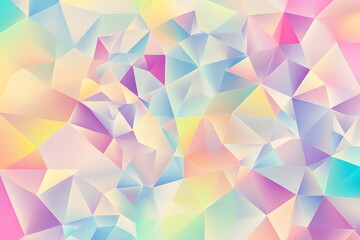 Fototapeta premium Holographic Abstract Background, pastel rainbow colors, grainy gradient, seamless pattern