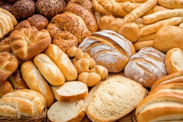 Assortment of freshly baked bread