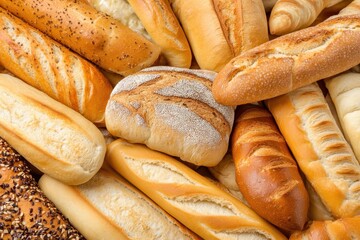 Assortment of freshly baked bread