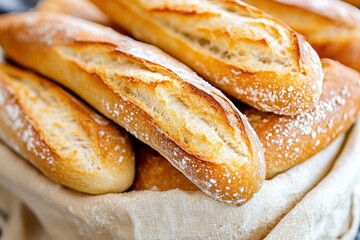Assortment of freshly baked bread