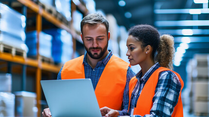 High-Tech Warehouse Collaboration for Efficient Product Delivery