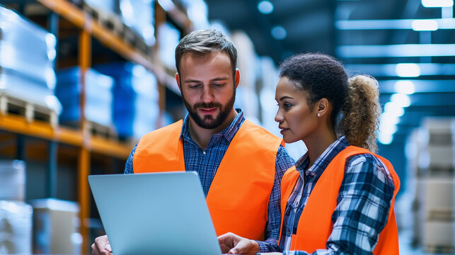 High-Tech Warehouse Collaboration for Efficient Product Delivery