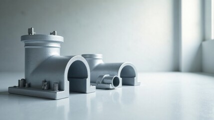 Precision-engineered metallic components showcase superior craftsmanship and robust construction, ideal for industrial applications requiring high durability and reliable performance.