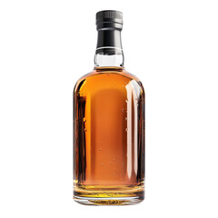 Amber liquid in a glass bottle a rich golden hue inviting a sophisticated drink experience