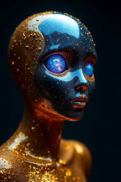 generative art of possible life forms in the universe