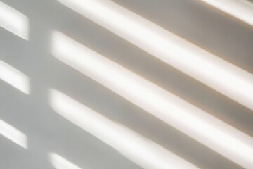 Obraz premium Light and Shadow on a White Wall