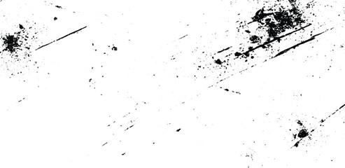 Distressed overlay texture Grunge of black scratches and dots, Overlay Distress grain monochrome texture with dusty and grunge effect, Dark weathered overlay pattern sample with scratches and stains.