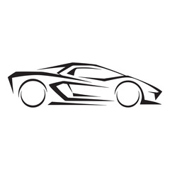 Obraz premium Car Logo Design Vector, Simple Unique Car Logo Design