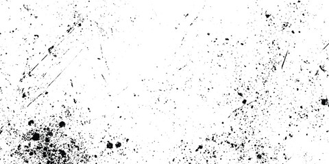 Distressed overlay texture Grunge of black scratches and dots, Overlay Distress grain monochrome texture with dusty and grunge effect, Dark weathered overlay pattern sample with scratches and stains.