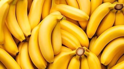 Fresh Bananas in a Pile