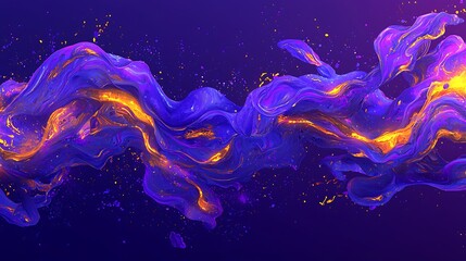 Bold and dynamic promotional text with a high-energy burst of vibrant paint splashes, creating a striking composition perfect for attention-grabbing visuals