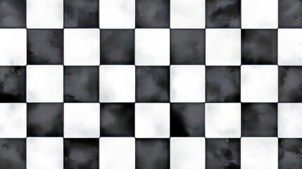 Seamless chessboard pattern creating stunning visual effect