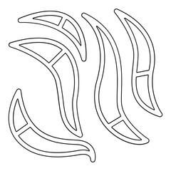 Virus, bacteria icon in line style