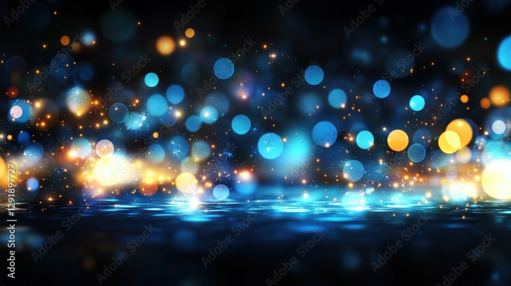 Poster abstract lights background with colorful glowing patterns and textures for creative design projects