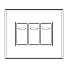 Switch icon in line style