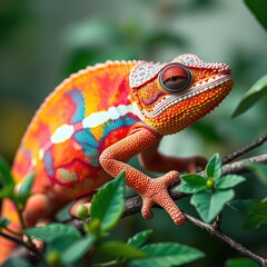 Chameleon's Symphony: Blending with the Canvas of the Wild