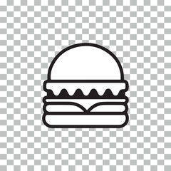 vector illustration of a burger