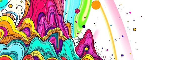 Doodle Art's Journey Through Psychedelic Landscapes