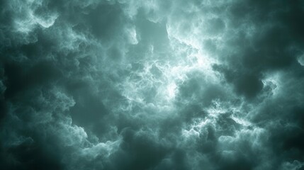 Abstract Cloud Design with Dim Light Effects