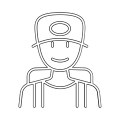 Obraz premium Food icon in line style