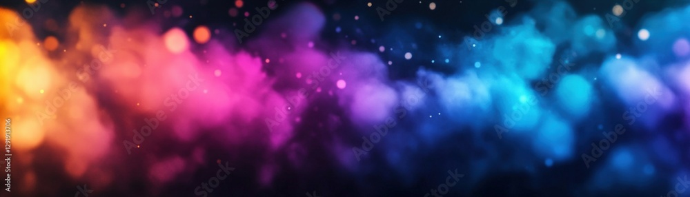 Aufkleber colorful abstract background with blurred lights and vivid patterns creating a dynamic visual effect