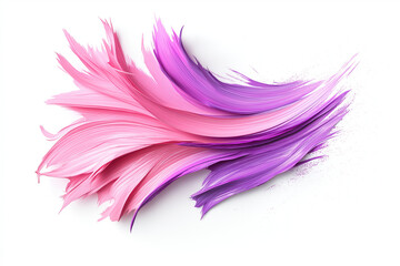 vibrant brushstroke artwork featuring pink and purple hues, showcasing dynamic movement and texture. This piece evokes creativity and artistic expression, perfect for modern decor