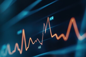Chart Analysis Displaying Fluctuations in Data